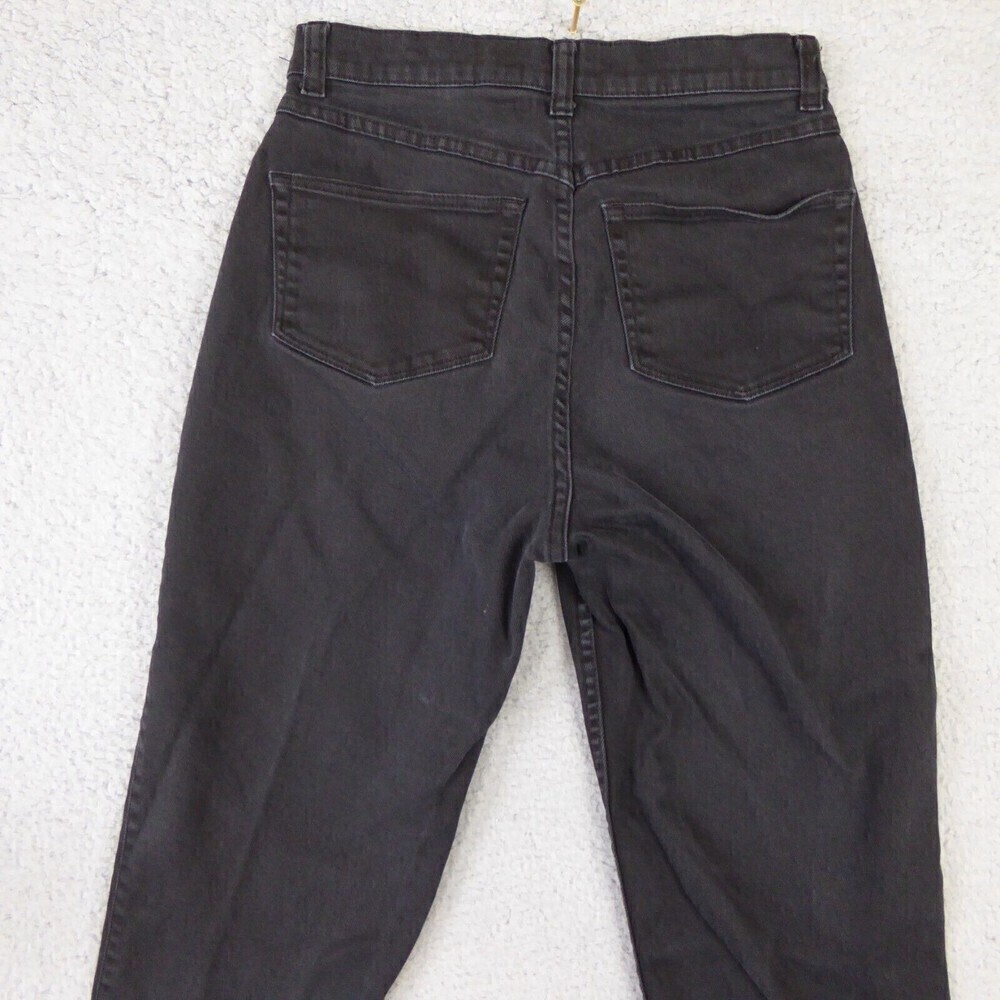 Vintage Roper Jeans Womens 11 Black High Rise Western Straight Leg Denim Pocket - Picture 6 of 14